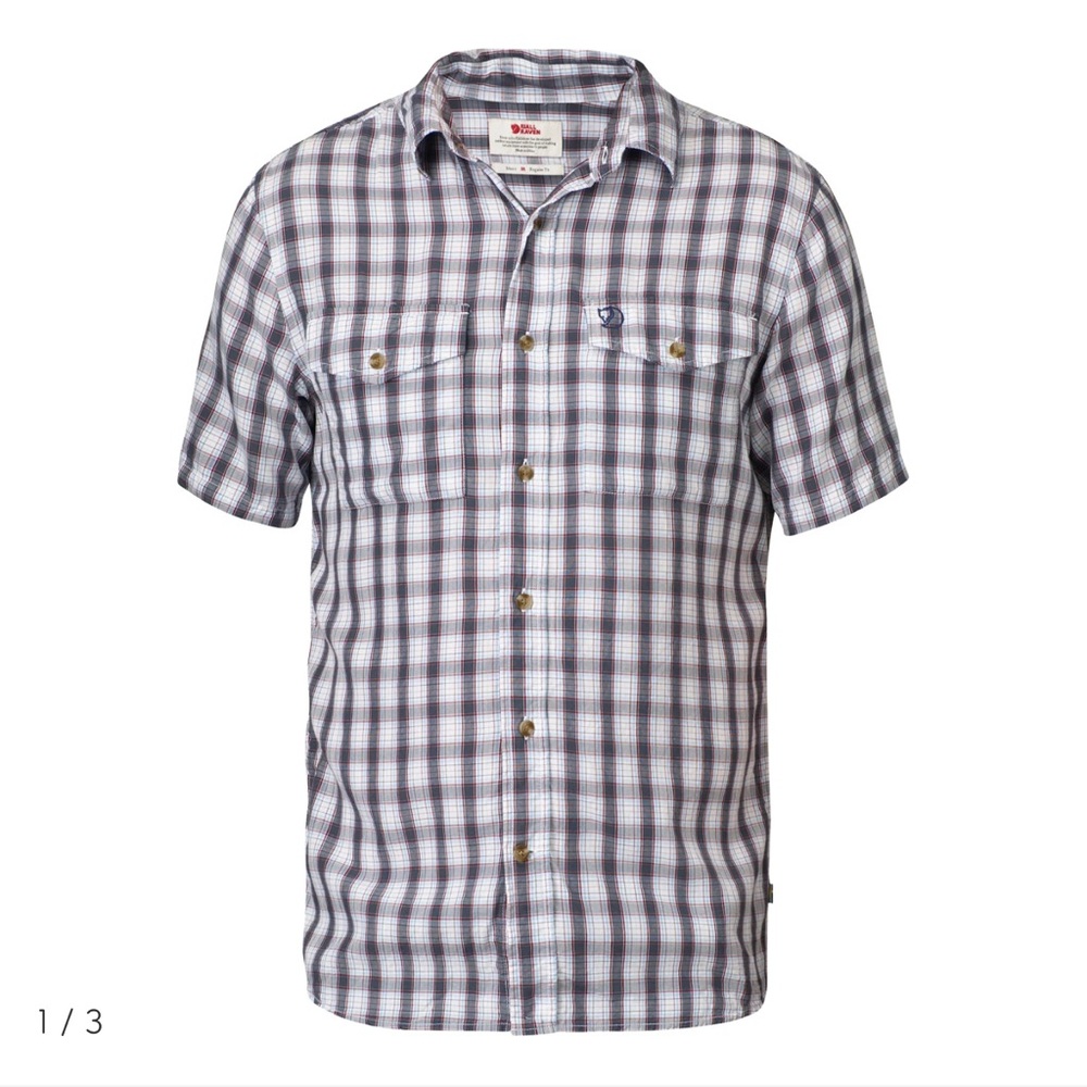 Fjallraven Abisko Cool Shirt Short Sleeve Mens Size Small